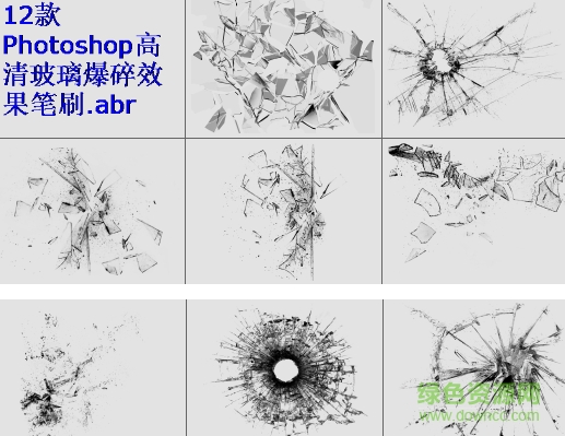 12��Photoshop���岣������Ч����ˢ����