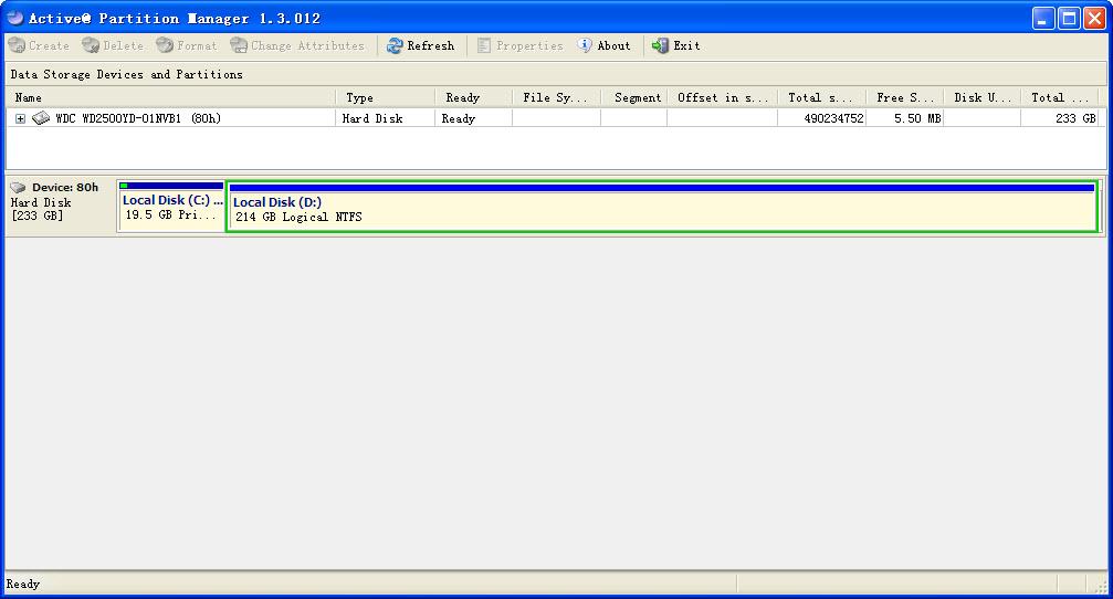๦̷ܴ(Active@ Partition Manager)