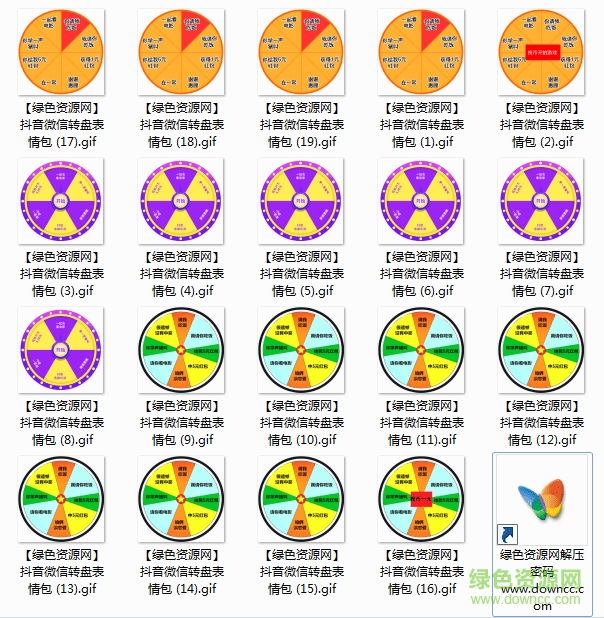 抖音微信转盘表情包下载 抖音微信转盘表情包下载