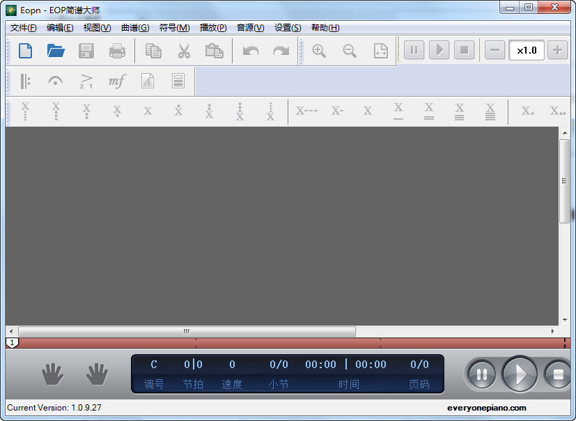 EOP简谱大师(钢琴简谱制作)下载 EOP简谱大师(钢琴简谱制作)下载